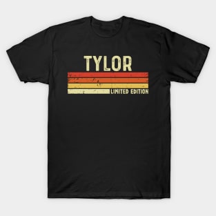 Tylor Name Vintage Retro Limited Edition Gift T-Shirt